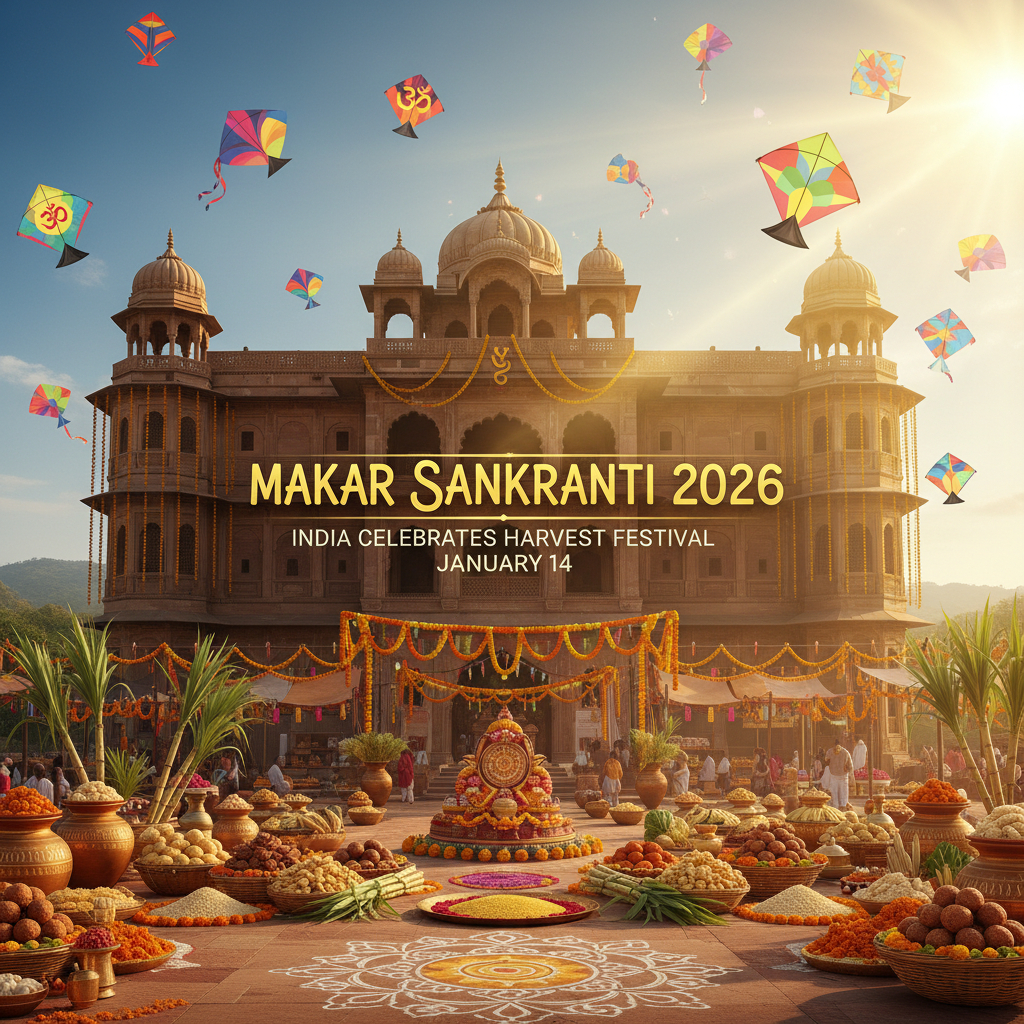 Makar Sankranti 2026: India Celebrates Harvest Festival Across Regions on January 14