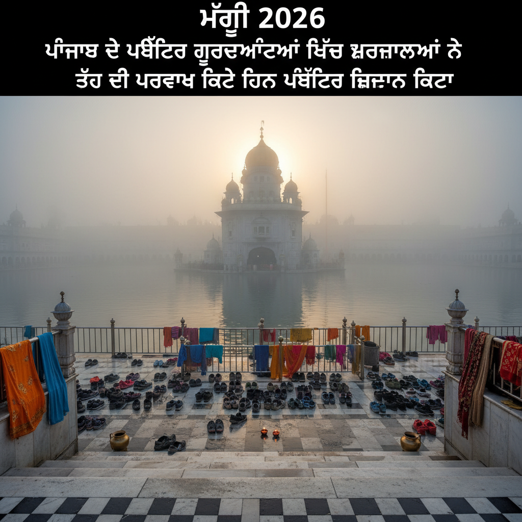 Maghi 2026: Devotees Brave Cold to Take Holy Dip at Punjab's Sacred Gurdwaras